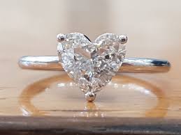 Find great deals on ebay for white gold engagement rings 1 carat. 1 Carat 14k White Gold Diamond Heart Shaped Diamond Ring Heart Diamond Engagement Ring Heart Shaped Diamond Engagement Ring