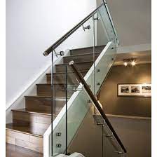 Standoffs Pointfix Glass Railing System From Vanrohe Glass Staircase Railing Glass Railing Stairs Staircase Design