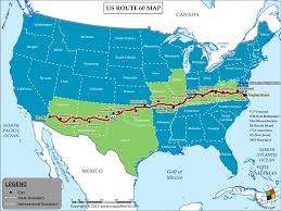 US Route 60 Map for Road Trip, Highway 60