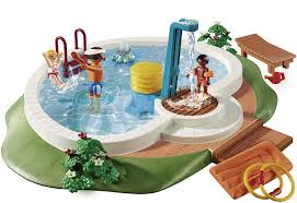 Playmobil Piscine Avec Douche 9422 Coffrets De Figurines