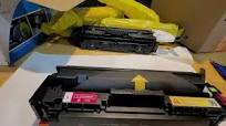 DIY/REVIEW: How to transfer chip on toner and replace HP Color Laser toner  with True Image Toner – 1