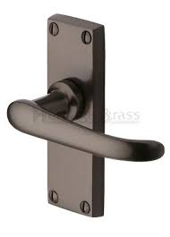 heritage brass windsor short matt bronze door handles v710 mb sold in pairs none door handles bronze door handles bronze door hardware