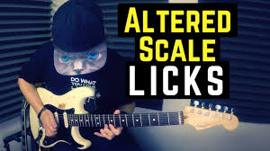 Altered Scale Licks Jazz Fusion Style Wednesday Warm Up In 2020 Jazz Fusion Guitar Exercises Warmup