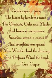 George Cooper Poem Autumn Poems Autumn Quotes Autumn Scenes