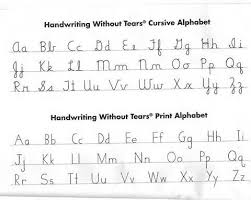 Cursive And Print Handwriting Without Tears Cursive