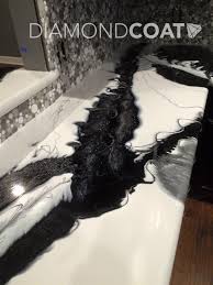 Black White Custom Epoxy Countertops By Diamond Coat Resin Countertops Epoxy Countertop Countertops