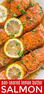 pan seared salmon with lemon er