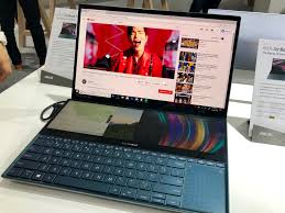 A number appears on the screen of the display it's assigned to. Asus Leans Into Dual Screen Laptops With The Zenbook Pro Duo Featuring Two 4k Touchscreen Displays Techcrunch