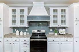 Today many designers, including waterworks cofounder and author barbara sallick, are favoring tile envelopes in which backsplash tile covers the entire wall. Manufactured Home Kitchen Backsplash Ideas L Clayton Studio
