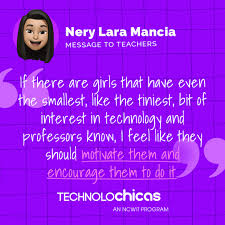 When #TECHNOLOchicas 5.0 rep Nery Lara Mancia went to #BackToSchool, she  loved to study math and science. Now, she's a software engineer at  @qualcomm who enjoys inspiring students like her professors did