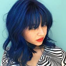 This Beautiful Navy Blue Created By Richardatkuthaus Using Color Intensity Indigo Sapphire Blue Brunette Hair Color Hair Color For Black Hair Dyed Hair Blue