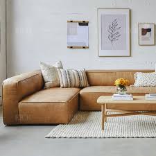 It has a protective coating against staining/tears. Contemporary Living Room Furniture L Shape Chaise Lounge Sofa Couch Light Brown Leather Modern Sectional Sofa Buy Sectional Sofa Sectional Corner Sofa Leather Sectional Sofa Product On Alibaba Com