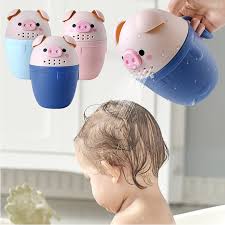 Together, they work to smooth and detangle baby's hair and even prevent cradle cap. Kids Bath Tool Cartoon Pig Baby Bath Caps Cute Toddle Shampoo Cup Children Bathing Bailer Baby Shower Spoons Washing Hair Cup Hot Discount A73f Goteborgsaventyrscenter