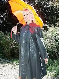 Grey Rubber Raincoat Kleppermantel Regenmantel Und Regenkleidung