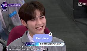 Sung Hanbin Second Place