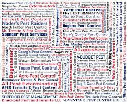 Here are pest control jacksonville fl, we take care of every pest control situation you may have, from termite treatment to lawn pest protection. Arrow Exterminators Aquisition List