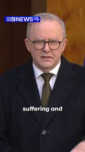 BREAKING: Australia will recognise a Palestinian state. Prime Minister  Anthony Albanese announcing that a two-state solution will provide the best  chance for peace in Gaza. #9News FULL DETAILS: https://nine.social/10gT