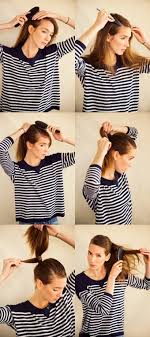 This sleek ponytail is the perfect look to transition from day to night, and. Sleek Parted Ponytail A Cup Of Jo