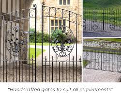 Black is a classic wrought iron look, so you could easily incorporate a black gate to almost any type of outdoor scene. Uk Metal Gate Designs Explained Metal Gates Direct