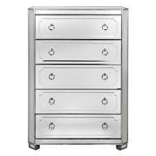 Check spelling or type a new query. Simplicity Mirrored 5 Drawer Tall Chest Zgallerie