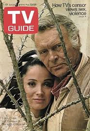 TV Guide, August 1969. (Linda Cristal and Lief Erickson in The High  Chaparral)
