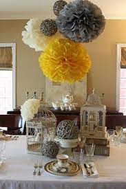 Yellow Grey Toronto Baby Shower Baby Shower Yellow Baby Shower Vintage Yellow Wedding