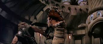Uk cinema and video versions were cut by 28 secs to remove horsefalls and shots of a camel being hit on the head. Punching A Camel And Oil Soaked Bosoms Monty S Childhood Discussion On Schwarzenegger S 1982 Conan The Barbarian From The Projection Room