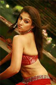 Nayanthara Hot Sexy Navel Kiss In Sathyam Hd Red Backless 42864 | Hot Sex  Picture