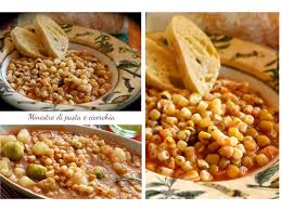 Poi c'è la cucina di recupero, la pizza del monacone con polpettine, melanzane, zucchine, i ritagli di prosciutto». Minestra Di Cicerchia Profumo Di Broccoli