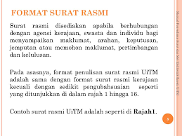 Kami senaraikan beberapa contoh surat rasmi berhenti kerja yang popular. Ppt Manual Penyediaan Surat Dan Mel Elektronik Rasmi Powerpoint Presentation Id 2573095