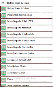 Rukun iman adalah pilar keimanan dalam islam yang harus dimiliki oleh seorang muslim. Updated Rukun Iman Dan Islam App Download For Pc Android 2021