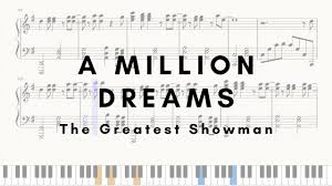 A million dreams for the world we're gonna make for the world we're gonna make submit corrections. A Million Dreams Piano Sheets Youtube