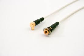 RIK0183A: RF Cable, Flex, SSIS(m)-90° MCX(m), 15 | Roos Instruments