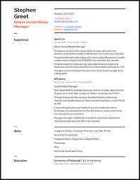 Check spelling or type a new query. 5 Social Media Manager Resume Examples For 2021