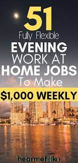 60 Best Night Jobs Part Time Evening Jobs In 2021 Night Jobs Work From Home Jobs Home Jobs