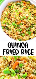 Easy Quinoa Fried Rice Simple To Make Side Dish Combining Quinoa With Some Awesome Asian In 2020 Quinoa Recipes Dinner Quinoa Recipes Easy Quinoa Recipes Side Dish