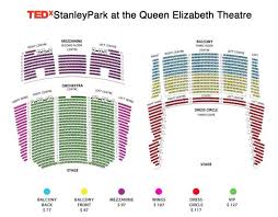 queen elizabeth theatre seating map tedx vancouvers