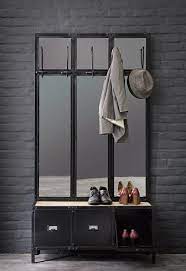 Maybe you would like to learn more about one of these? Meuble D Entree Avec Miroir En Metal Noir Scott Maisons Du Monde