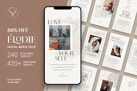 14 best after effects templates for social media. Ps Canva Elodie Social Media Templates Pack In Social Media Templates On Yellow Images Creative Store