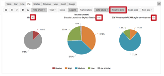 Ability To Size A Pie Chart Based On The Number Of Records