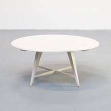 Can be used as an ottoman seat, coffee table or in. 80s White Round Wooden Coffee Table By Bas Van Pelt 153792