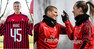 Sto molto bene ora ch . Pamela Begic E Una Nuova Giocatrice Dell Ac Milan L Football