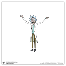Amazon.com: Trends International Gallery Pops Cartoon Network Rick and Morty  - Full Body Rick Wall Art Wall Poster, 12