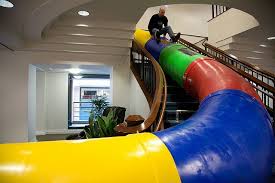Google San Francisco Indoor Slides Innovative Office Indoor