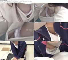 救命講習胸チラNo.49】ハーフ系美女の胸毛乳首＆美人OLの色白ピンク乳首 ２名 - devil999.com - 盗撮・のぞき