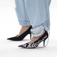 You'll find these heels in neon colorways and patent finishes. Balenciaga Logo Pumps Sdre