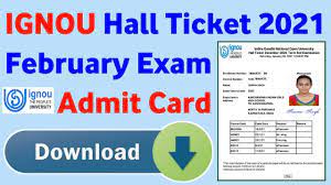 For jan 2020 session, the admissions had been closed. Ignou Hall Ticket Ignou Admit Card 2021 Ignou Hall Ticket February 2021 Download Ignou Exam Youtube