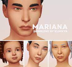 It shows up under skin details, with custom thumbnails. Mariana Skinblend By Kumikya Default And Non Default The Sims 4 Skin Sims 4 Cc Skin Sims 4
