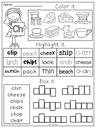 Digraph Worksheet Packet Ch Sh Th Wh Ph Phonics Worksheets Digraphs Worksheets Blends Worksheets