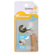 Amazon Com Safety 1st Outsmart Child Proof Door Lever Lock White Baby